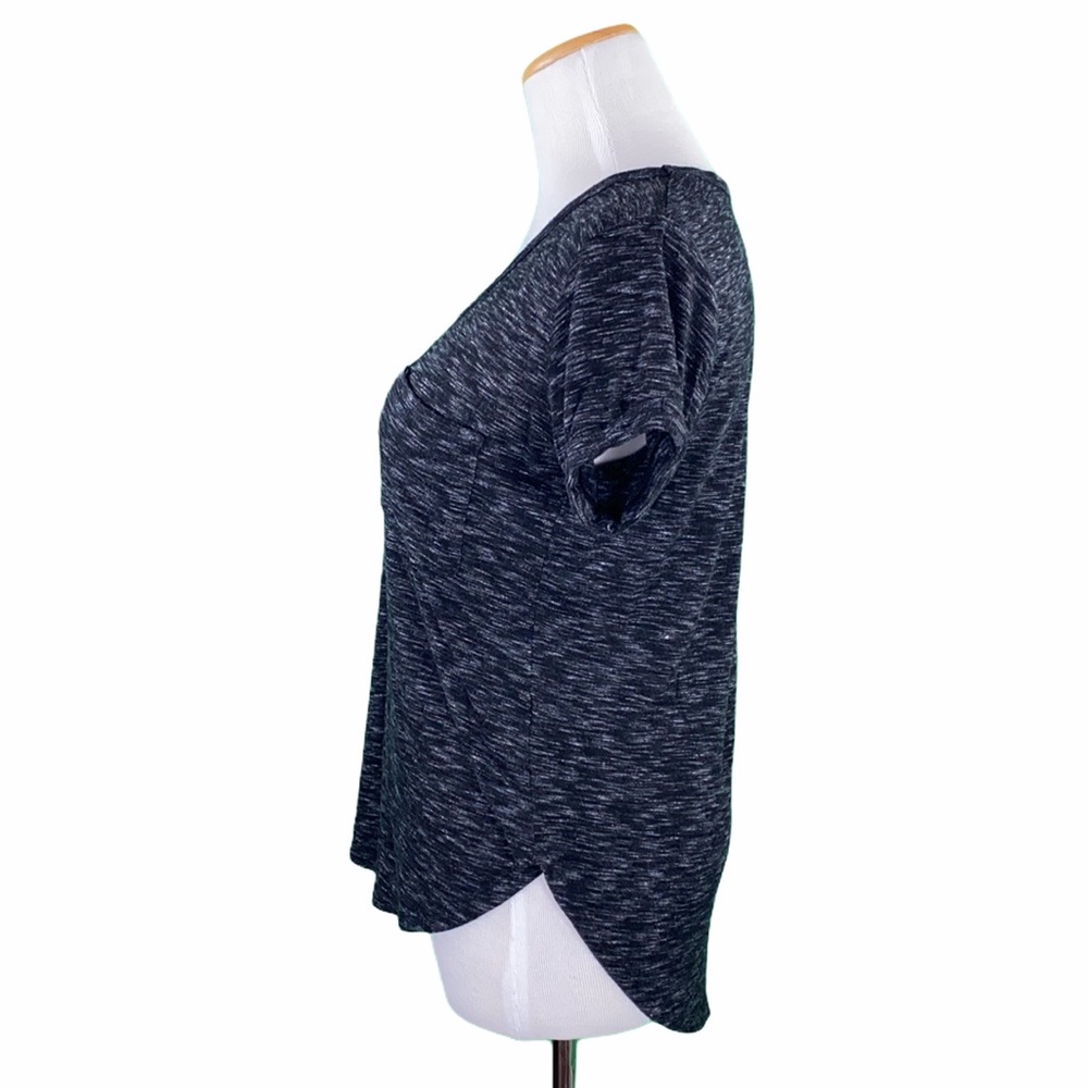 Cotton On Black Single Pocket Cuffed Sleeve Tee - Picture 8 of 11